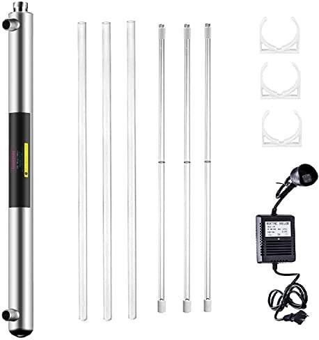 Geekpure Ganzes Haus UV-Wasserfilter mit extra 2 UV-Filter + 2 Quarzhülse -(12 GPM)