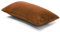 CelinaTex Xanio Dekokissen mit Innenkissen 40 x 80 cm braun Coral-Fleece Sofakissen Mikrofaser Kuschelkissen