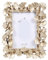 Cozomiz Bilderrahmen Vintage Barock antik Landhausstil Nostalgie Aufsteller Handgefertigtes Harz Portraitrahmen Fotorahmen Fotoaufsteller für die Inneneinrichtung 10x15cm Gold