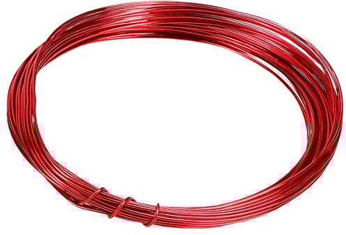 mumbi 30757 rot 10m Basteldraht 1mm