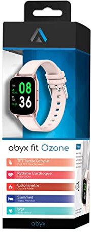 ABYX Montre Connectee Ozon Rose Poudree