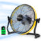 Smartele FF12 Rechargeable Floor Fan, Battery Powered Fan, Cordless Outdoor Fan, Industrial Fan, Air Circulating Fan With 15000mAh Battery, Fast Charging, Run Up to 30 Hours, Camp, 12 inch