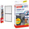tesa Insect Stop FALT Tür - Faltbarer Alu-Rahmen mit Fliegengitter für Türen -Anthrazit - 80 cm x 170 cm bis 100x cm x 220 cm & ® Insect Stop Fliegengitter Adapter-Set für ALU COMFORT Türen anthrazit