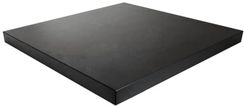 16 mm Spanplatte Schwarz Matt Miniperl, als Tischplatte, Schreibtischplatte, Laden- u. Möbelbau - Maße: 70x50 cm