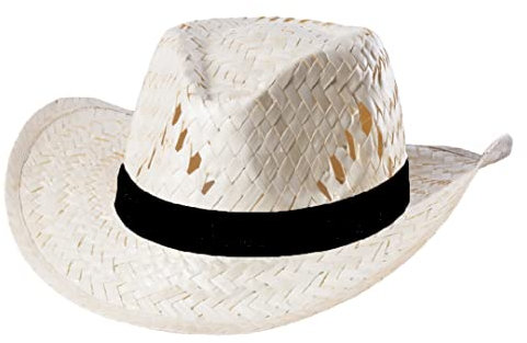 Generico Chapeau de Paille Casquette Sombrero Panama Homme Mariage Fête Femme Événements, paille, Taille Unique