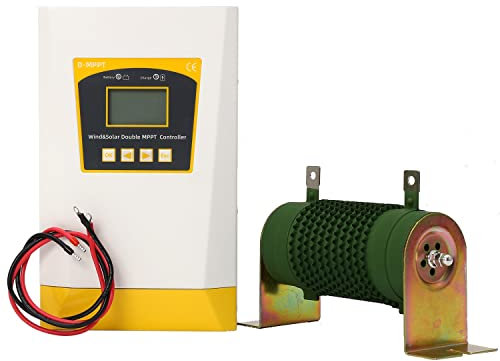 8000w Dual MPPT Wind Solar Hybrid Controller,24V/48V 0~4000W Wind 0~4000W Solar Wind Solar Hybrid Controller Version Ladung Lithium & Blei Säure Gel Batterie, Für Heimgebrauch ( Color : 8000W , Size :