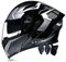 Motorradhelm Motorrad Klapphelm Für Männer Und Frauen Mit Doppelscheib Vollgesichts Motorrad Rennhelm DOT/ECE-Zugelassener Moped Street Racing Motocross Helm 9,XXL:63-64CM