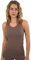 STARK SOUL Damen Sport Shirt Seamless - Racer - Tank Shirt, Deep Taupe, Größe: M-L