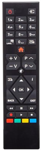 FOXRMT RC39105 Telecomando TV per HITACHI//TECHWOOD/Bush/TELEFUNKEN/Grandin/VESTEL/JVC/FINLUX/SALORA(RM-C3332), Nessuna configurazione necessaria