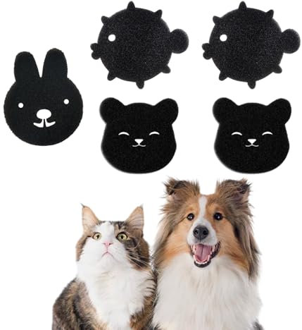 Thoquene 5 Stück Tierhaarentferner Waschmaschine, Wiederverwendbar Katzenhaarentferner