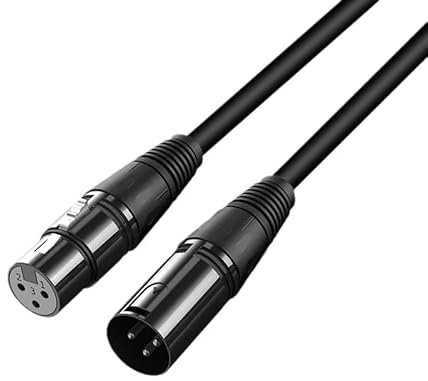 honxinm Cables de audio macho a hembra para micrófono de audio amplificador de cobre puro equilibrado cable de audio canon (30 m)