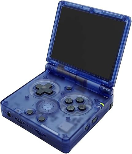 RG35XX SP Console di gioco, sistema Linux, schermo IPS da 3,5 pollici 640 x 480, scheda TF integrata da 128 GB 10000 + giochi classici, supporto HD e uscita TV WiFi Bluetooth (blu)