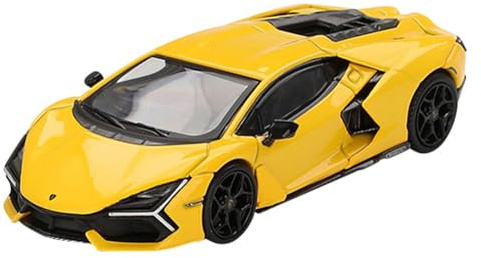 True Scale Miniatures Mini-GT MGT00886-L Lamborghin. Revuelto Giallo 2024 Scale 1/64 Model Car