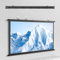 30-72 Inches Projector Screen, Manual Pull Down-Portable Video Movie Projection Screen, Wall/Ceiling Mounting, Drop Down Widescreen HD Portable Movie Screen for Home Theater Office Video Games(16:9,30