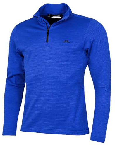 J.Lindeberg Herren Destry Zip Mid Layer atmungsaktiv Golfpullover