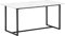 Esszimmertisch 180x90x76 cm Küchentisch Weiß in Marmor-Optik Modern | Esstisch Groß | Speisetisch Rechteckig | Tisch Esszimmer mit Metallbeinen