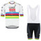 RDCYCLIST 2025 Pro Team UAE Championship Radsporttrikot-Set für Männer, atmungsaktives MTB-Rennradtrikot Paddad Bib Short Trikots (3XL)