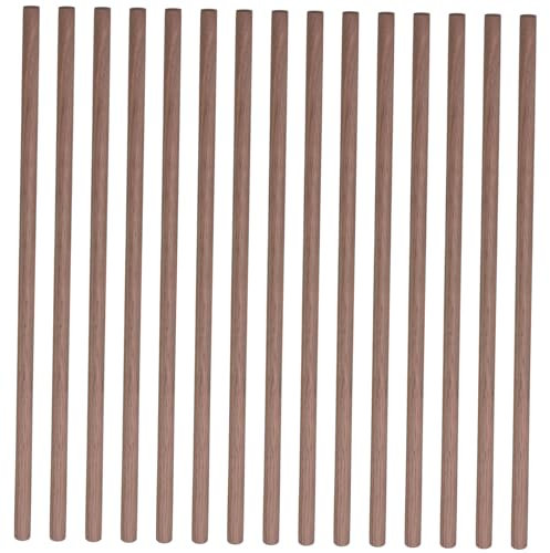 Veemoon Stück Schwarze Walnuss Holzstangen Unfertige Holzstäbe für Bastelarbeiten für Diy Projekte und Dekorationen