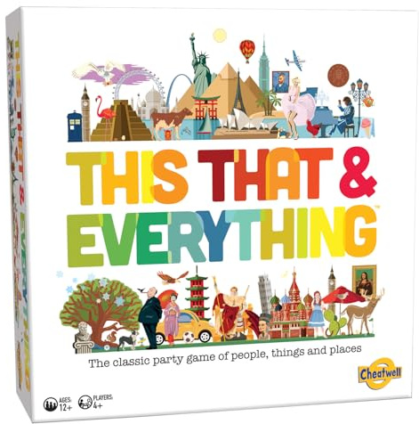 Cheatwell Games This That & Everything Game | Talk Fast, Guess Faster In This 30-Second Challenge | The Rapid-Fire Word Game Where Every Second Counts | Ages 12+