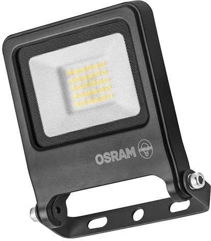 Osram ENDURA FLOOD PC 20W LED-Fluter, 4000K kaltweiß, 1800 Lumen, IP65 Flutlicht für Außenbereiche, recyceltes Alu, 110° Abstrahlwinkel, 2-Pack