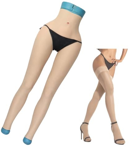 Adima Silikon künstliche Vagina Unterhose knöchellang künstlicher Po Shaper Unterwäsche für Männer nach Frauen für Cosplay Drag Queen