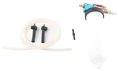 AUTO CAR BRAKE FLUID OIL CHANGE REPLACEMENT TOOL PUMPING DRAIN KIT EASY OPERATION TRANSPARENT HOSE WHITE