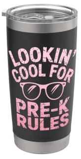 Sieht cool aus für Pre-K Back to School Doppelwandiger Edelstahl-Thermobecher