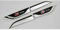 Original Audi A5 S-Line Schriftzug seitlich Tür Kotflügel Emblem Exterieur Logo chrom