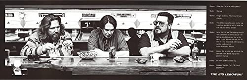 Film Freak Productions The Big Lebowski (1998): Zitate | US Filmplakat, Langbahn Poster [28 x 85 cm]
