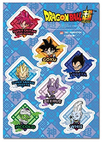 Dragon Ball Super 55633 – SD Diamant-Aufkleber-Set, mehrfarbig
