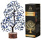 FASHIONZAADI Lapislazuli-Geldkristalle und Edelsteine Baum natürliches Feng Shui dekorative Wohnaccessoires Einweihungsgeschenke neues Zuhause Geschenke für Frauen Geburtstag einzigartig-10-12 Zoll