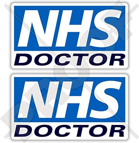 NHS Doctor Autoaufkleber 115 mm Key Workers Support Covid Virus Coronavirus Quarantine Isolation x2