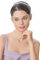 BABEYOND 1920er Jahre Flapper Fascinator Mesh Schleier Stirnband Braut Hochzeit Tee Party Fascinator Schleier mit Strass für Frauen, Weiß mit Kristallen, 1 Count (Pack of 1)