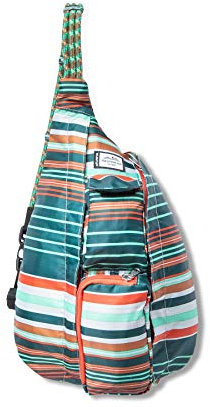 KAVU Mini Rope Pack Sling Crossbody Polyester Bag-Stripe Shift