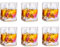 Whiskey Gläser Set Whisky Glas: 6 Stück Edel Rum Tumbler Weingläser Ohne Stiel Männer Papa Scotch Vodka Bourbon Irish Single Rye Malt Whiskey Gin Tonic Cocktail