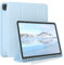 EAZY CASE - Étui de Protection avec Porte-Stylet pour iPad Pro 11 (2018/2020/2021/2022) Etui Tablette Housse Touchpen Smartcase détachable Pliable Auto Sleep Wake Up en Bleu Clair