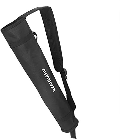 PengGengA Carcaj de Tiro con Arco para Flechas Adultos Carcaj para Espalda con Cinturón Ajustable para Práctica con Arco y Flecha (Negro, 49.5 * 8 * 8cm)