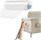 Pidsen Protezione Graffi Gatto,20CM*3M Protezione Antigraffio per Gatti Nano Nastro Adesivo Antigraffio Porta, Trasparente PVC Divano Gatti Graffi Protezioni, Protezione per Divano e Mobili