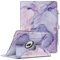 Fintie Custodia per iPad 2018 (6° generazione), iPad 2017 (5° generazione), iPad Air 2, iPad Air – Custodia regolabile a 360° con funzione di supporto, Auto Sleep/Wake, marmo viola