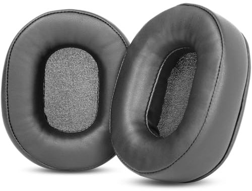 YunYiYi Upgrade Earpads Ersatz Ohrpolster Kompatibel mit Mixcder E7 / E8 / E9 (DIY) Kopfhörer Memory Foam Ersatz Ohrpolster Ohrmuscheln Teile (Protein Leder)