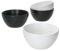 MamboCat Nero Bianco 4er Set Müslischalen I 400 ml I Ø 14 cm I 4 Personen I weißes & schwarzes Geschirr, matt I Schälchen, Bowl I Schüssel für Müsli, Salat, Dessert & Co. I Steingut I Black & White