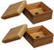 Zerodeko 2er-Box Seifenschale Im Japanischen Stil Seifenschale Aus Holz Reise Seifenhalter Seifendose Mit Deckel Seifenabflussschoner Bad Reisebehälter Bambus Niedergang Reisen Camping