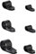 UKCABLE-TIES 10x Nylon Plastic P Clips Black Fasteners for Conduit Cable Tubing & Sleeving (Ø 3mm)