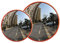 30cm Verkehrsspiegel Sicherheitsspiegel Überwachungsspiegel Panoramaspiegel Konvex Spiegel mit Wandhalterung, für Garage, Verkehr, Einfahrten, Hof