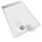 Moments of Glass Plato de ducha SMC Hiemal 140x90 cm, Blanco RAL 9016 – Antiderrapante, Textura Pizarra, Antibacteriano, Resistente a agentes químicos – Incluye válvula y rejilla Inox