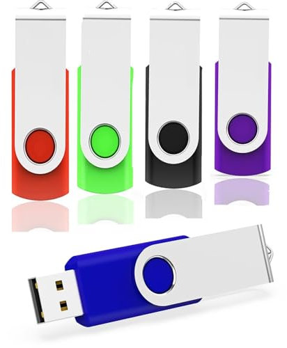 MAKACTUA USB Stick 5 Stück 32GB USB Flash Laufwerk Speicherstick,USB Stick 2.0 Memory Stick Flash Drive