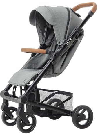 Mutsy, Kinderwagen, Nexo, Luxus Buggy, Kompakt Faltbar, Verstellbare Beinstütze - Moss Grey