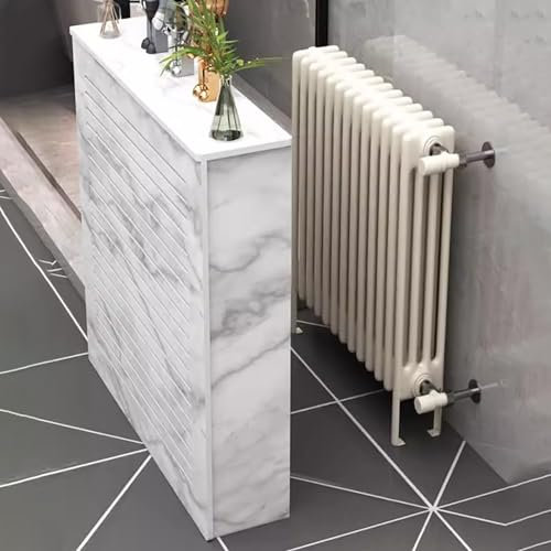 MTSYXYM Soporte de exhibición de la Cubierta del radiador,Cubreradiador para Esconder,Radiador Diseño Moderno,Diseño de Rejilla para ventilación y disipación de Calor,para Dormitorio.(L70*H70*T20cm)