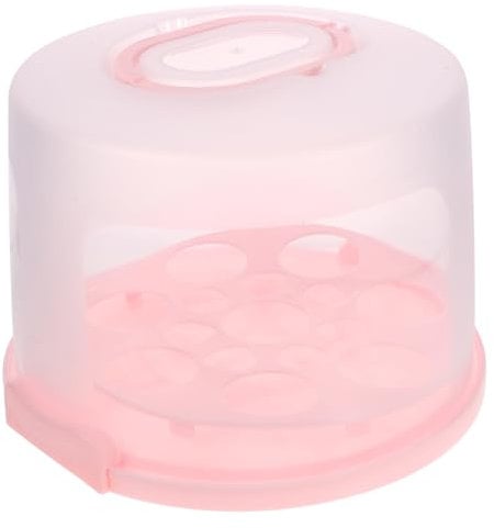 WATIIFUFU Extra Tall Cake Carrier Box Handle for Safe Transport 10 inch Reusable Cake Holder Carrier