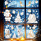 Pegatinas Navidad Ventanas Cristal, 9 Hojas Pegatinas Ventana Navidad Vinilos Alce Papá Noel Copos de Nieve Adornos Navidad Casa Interior, Pegatinas Navideñas para Cristales Puerta Decoracion Navidad